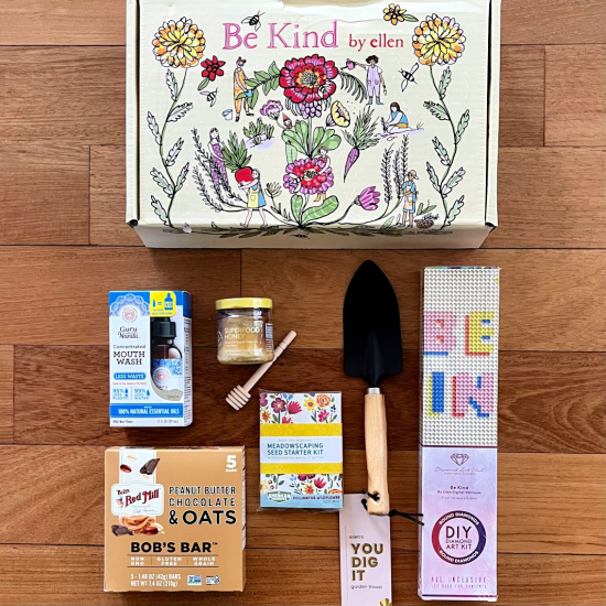 Subscription Box Sunday: Ellen’s Be Kind Spring Box #Giveaway