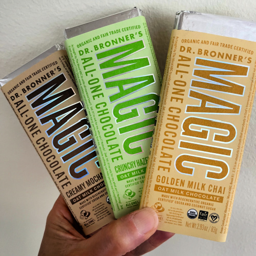 Veganuary? Check out Dr. Bronner’s All-One Oat Milk Chocolate Bars #Giveaway