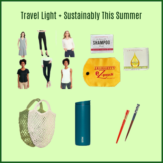 Friday Five: Ways to Travel Light + Sustainably This Summer