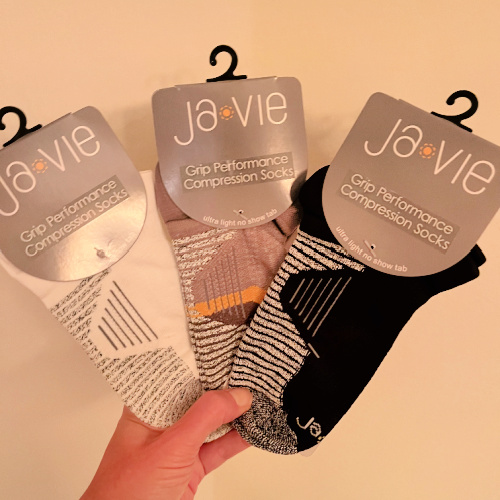 Tried it Tuesday: Ja-Vie Grip Performance Compression Socks #Giveaway