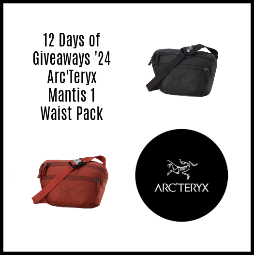 12 Days of Giveaways ’24 – Arc’teryx Mantis 1 Waist Pack