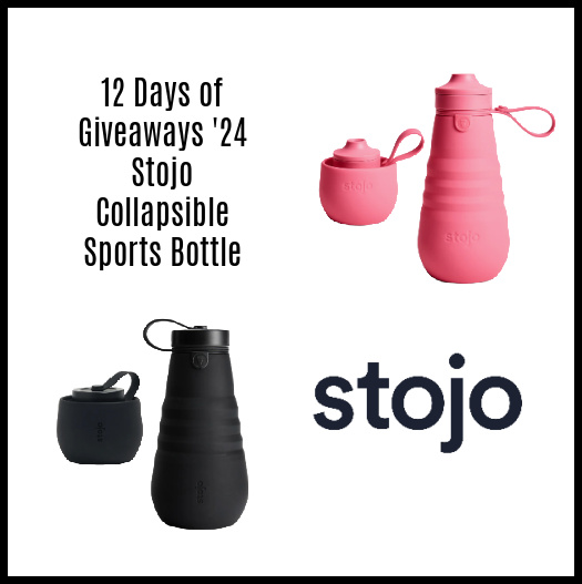 12 Days of Giveaways ’24 – Stojo Collapsible Sports Bottle