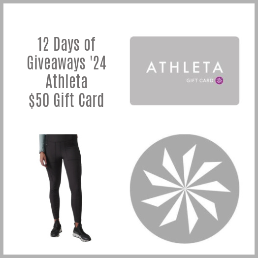 12 Days of Giveaways ’24 – $50 Athleta Gift Card