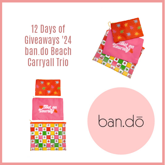 12 Days of Giveaways ’24 – Bando Beach Carryall Trio