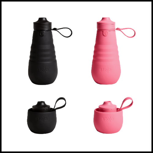 Beat the Heat with a Stojo Collapsible Water Bottle #Giveaway