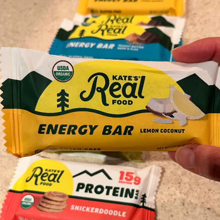 Kate’s Real Food Bars Got a Glow Up! #Giveaway