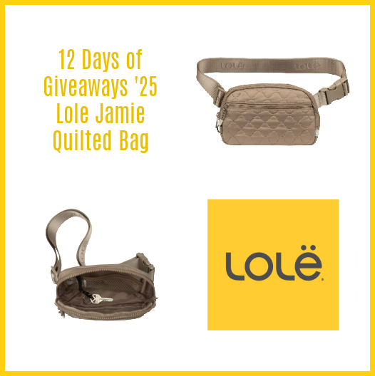 12 Days of Giveaways ’25 – Lole Jamie Quilted Bag