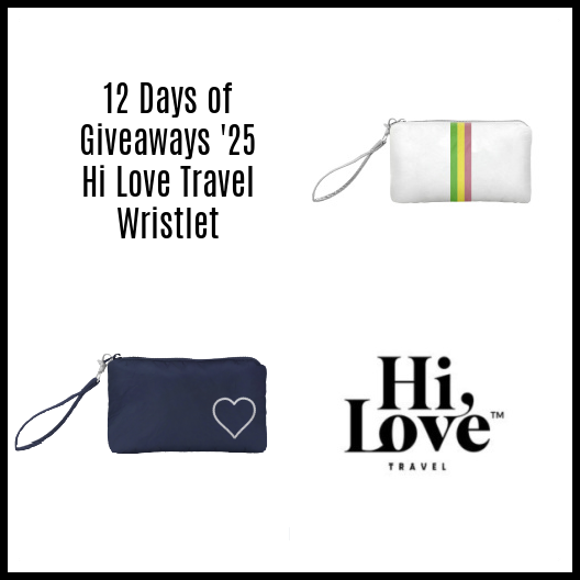12 Days of Giveaways ’25 – Hi Love Travel Wristlet