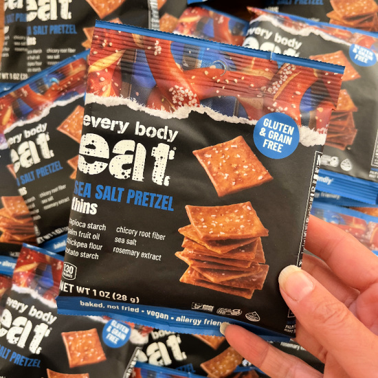 Tried it Tuesday: Every Body Eat Sea Salt Pretzel Snack Thins #Giveaway