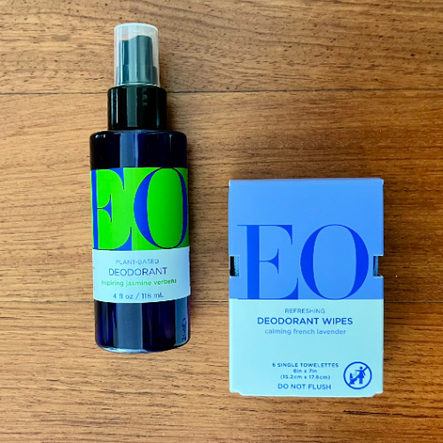 Tried it Tuesday: EO Plant Based Deodorant Spray + Wipes #Giveaway